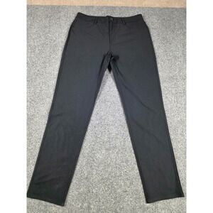 Vuori Meta Pant Mens 34 Black Performance Trousers V430 Five-Pocket Straight Leg